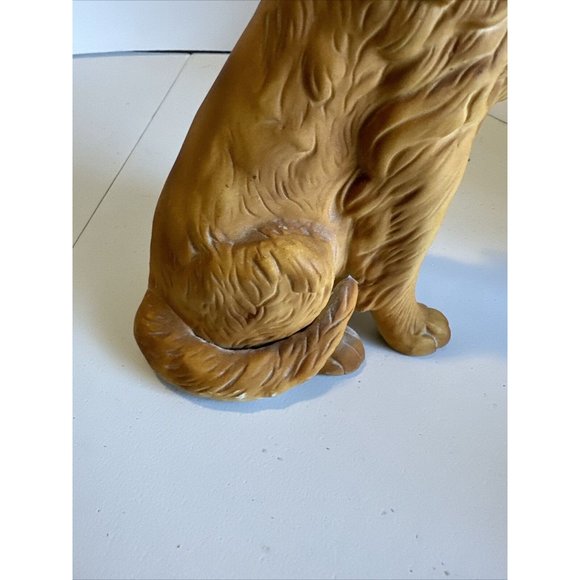 Aldon golden retriever fine porcelain Figurine Statue 1985 vintage 7.5” by 5” - Picture 8 of 16